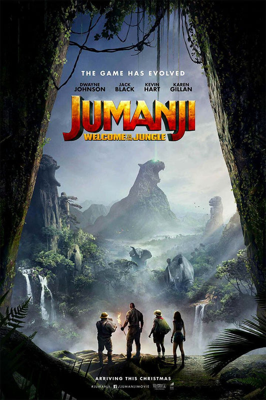 Jumanji Welcome To The Jungle Movie Comedy Wall Art Home Decor Poster