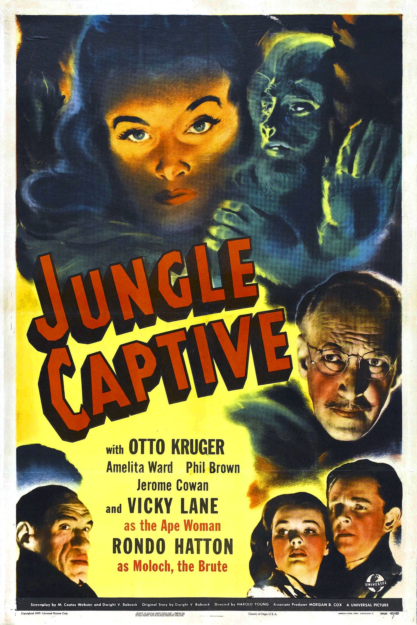 Jungle Captive Magnet 01 Movie Magnet