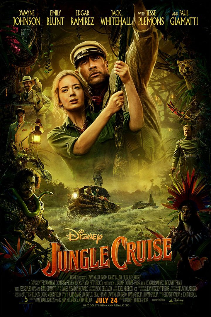 Jungle Cruise Action Adventure Movie Print Jigsaw Puzzle