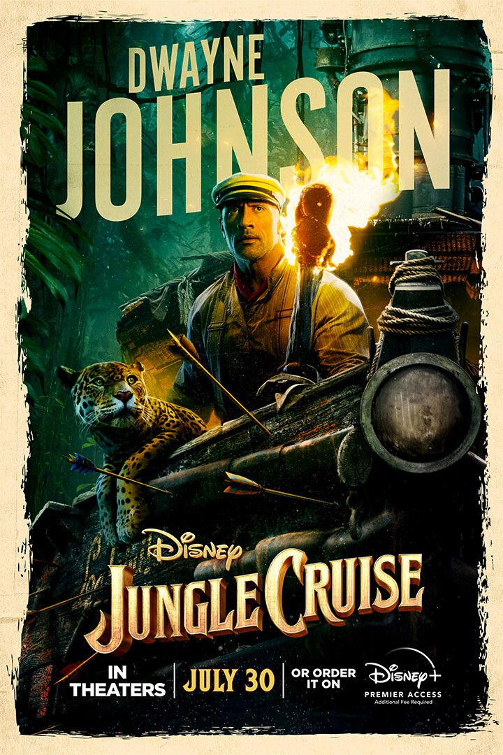 Jungle Cruise Fantasy Movie Print Painting Keychain