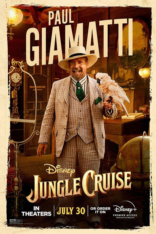 Jungle Cruise Full Character Movie 2021 Paul Gramatti Wall Art Poster