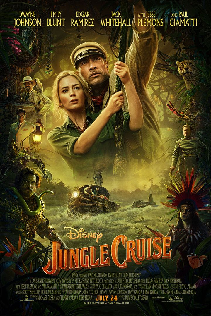 Jungle Cruise Movie 2021 Full Character Comedy Wall Home Decor Keychain