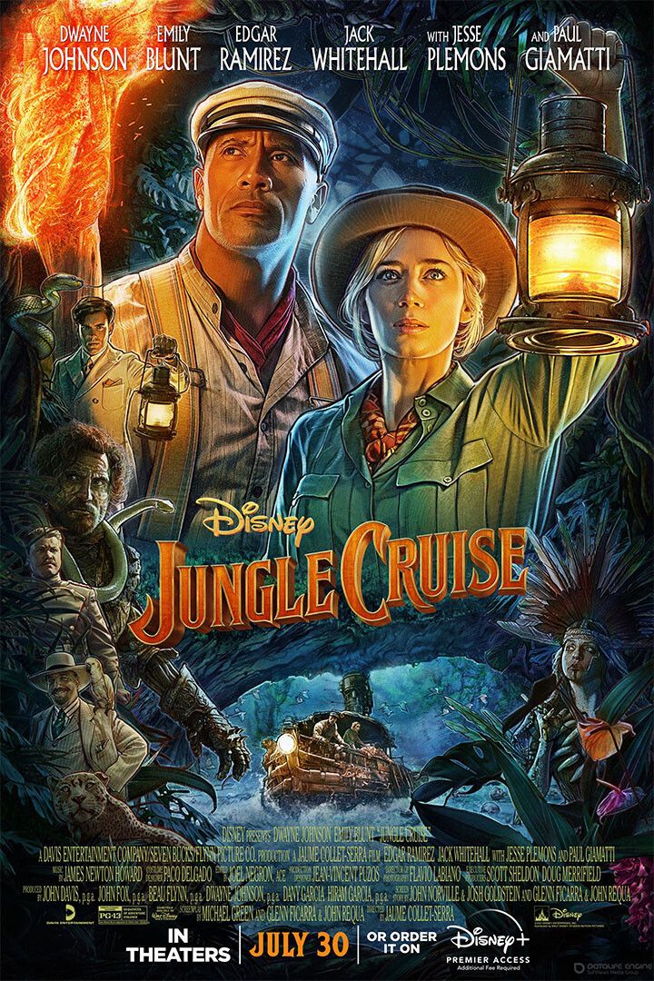 Jungle Cruise Movie 2021 Full Character Fantasy Wall Home Decor Jigsaw Puzzle
