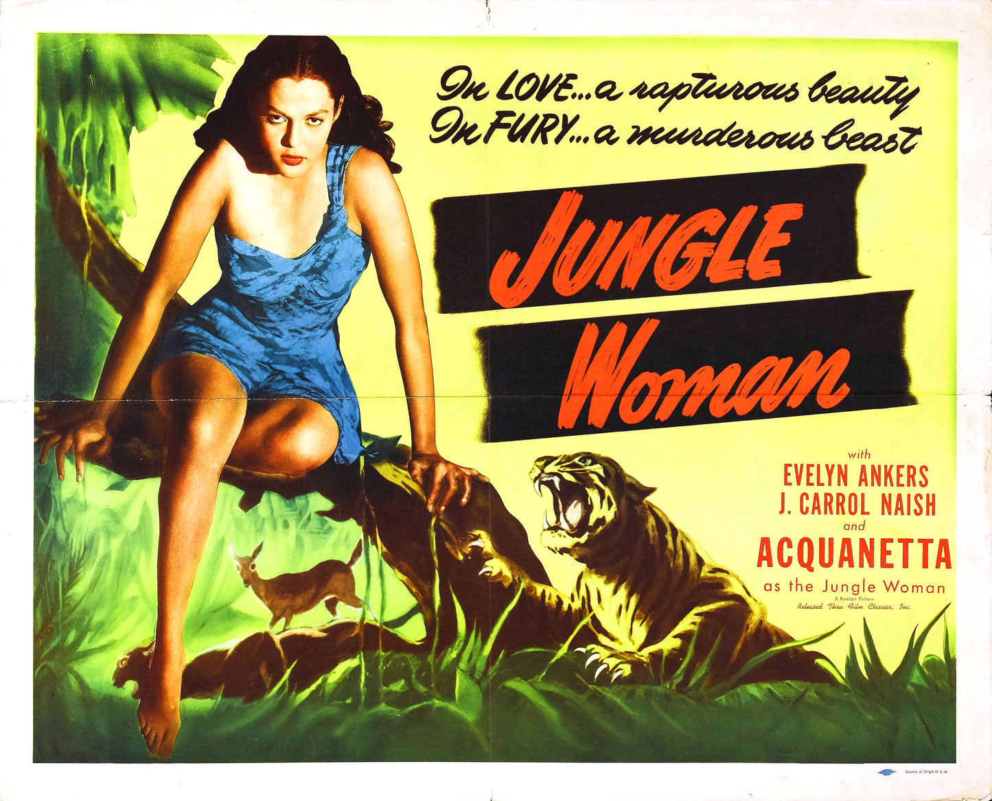 Jungle Woman Magnet 04 Movie Magnet