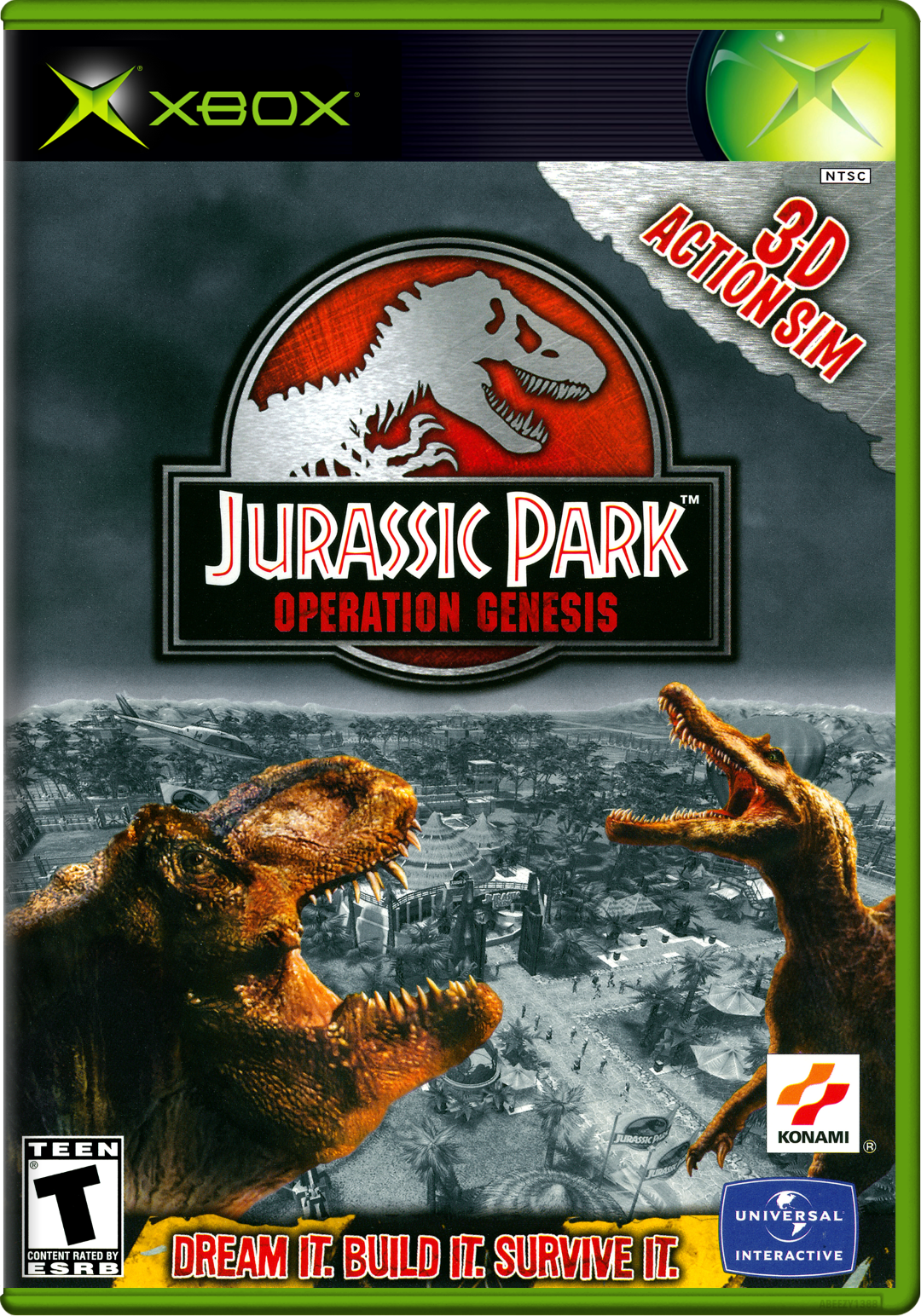 Jurassic Park Operation Genesis Xbox Keychain