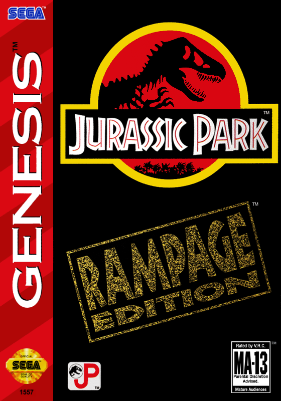 Jurassic Park Rampage Edition (Usa) Genesis Print Poster
