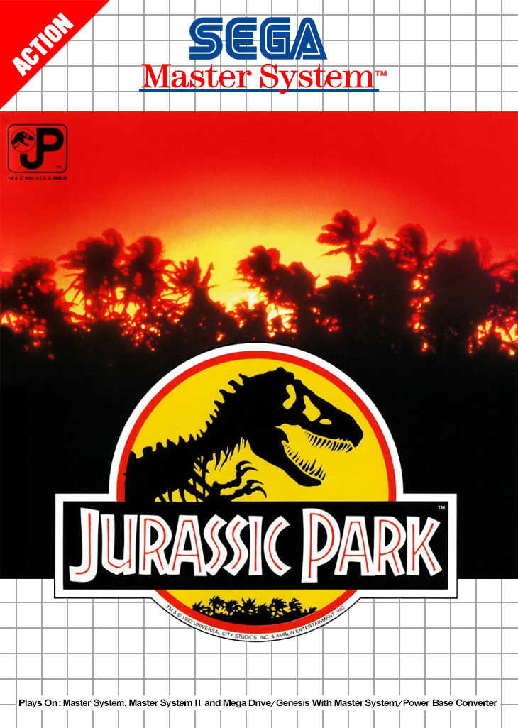 Jurassic Park Sega Master System Keychain