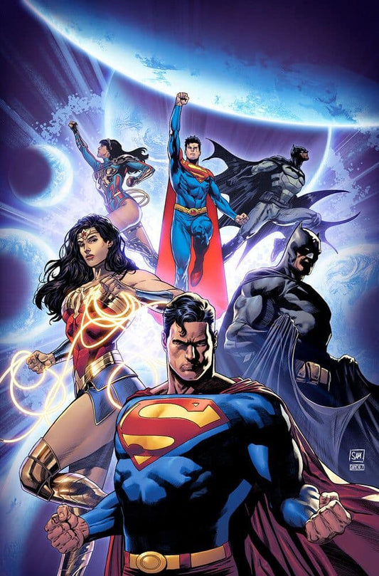 Justice League Heroes Illustration Print Poster