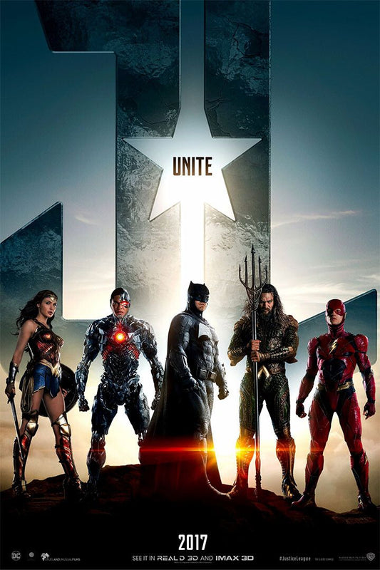 Justice League Action Adventure Movie Wall Art Home Decor Poster