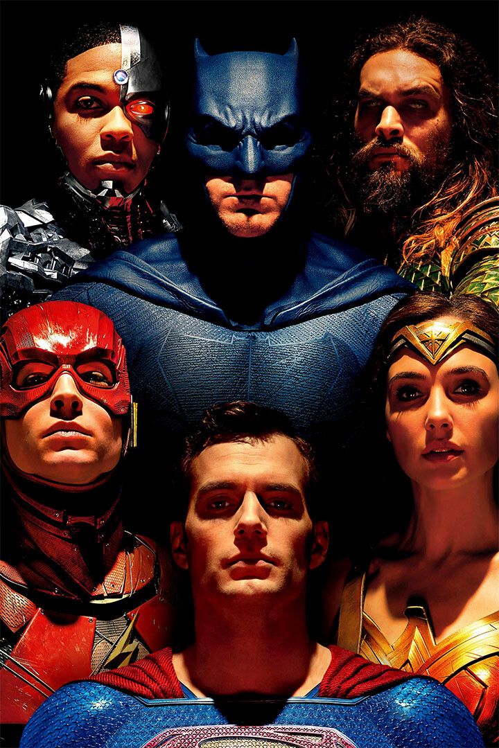Justice League Super Heroes Painting Wall Art Home Decor Poster
