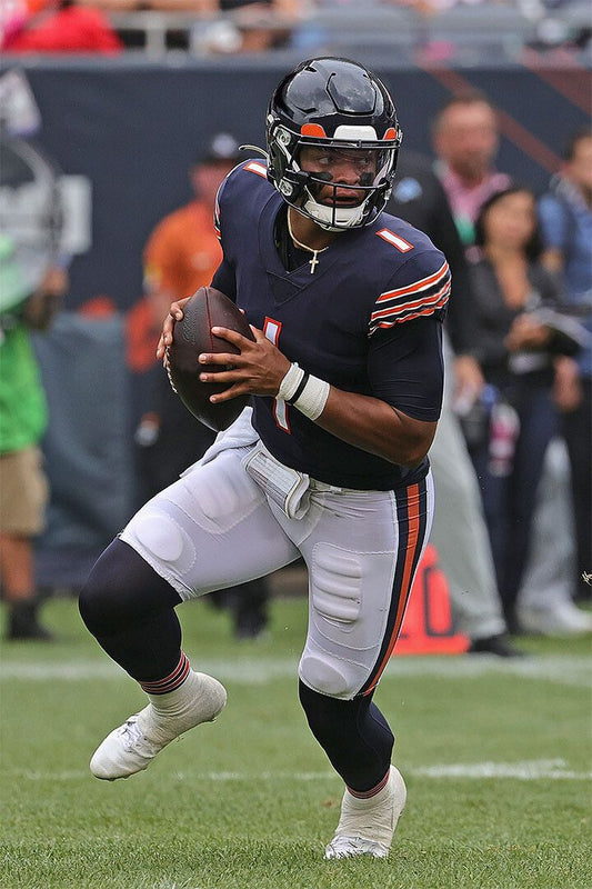 Justin Fields American Football Player Chicago Bears Sport Wall Poster