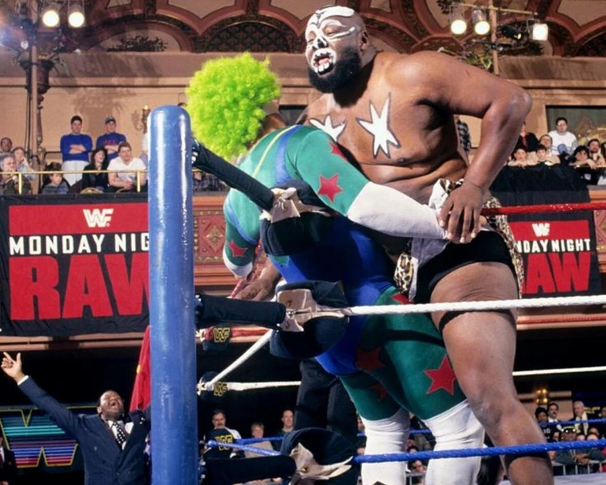 Kamala Vs Doink The Clown Magnet Wrestling Picture Wwf