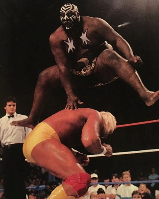 Kamala Vs Hulk Hogan Keychain Wrestling Picture Wwf