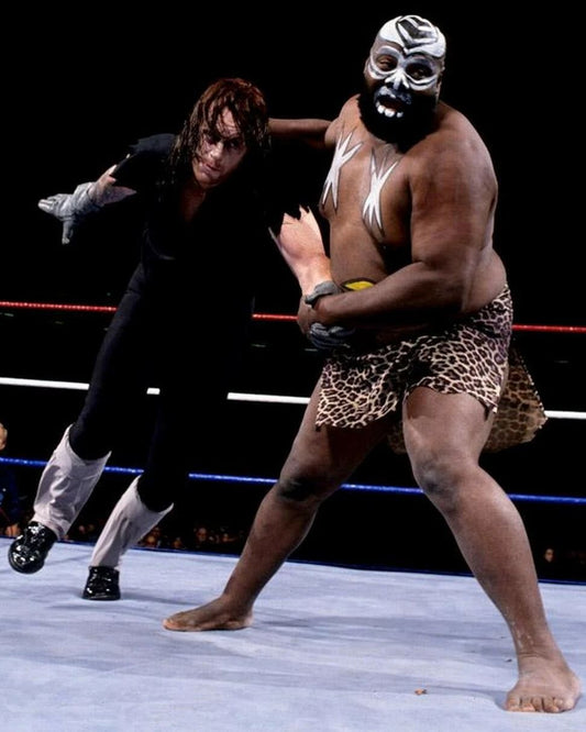 Kamala Vs The Undertaker Keychain Wrestling Picture Wwf