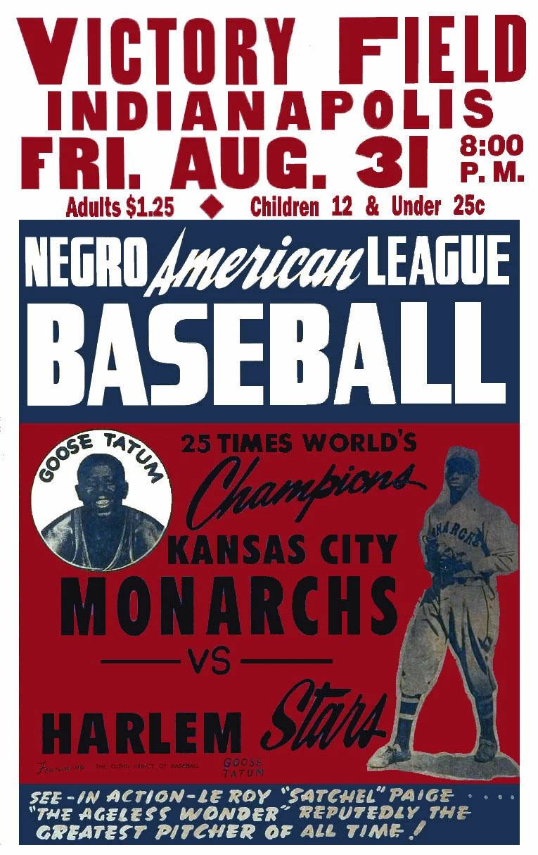 Kc Monarchs Vs Harlem Stars Photo Baseball Picture Negro League