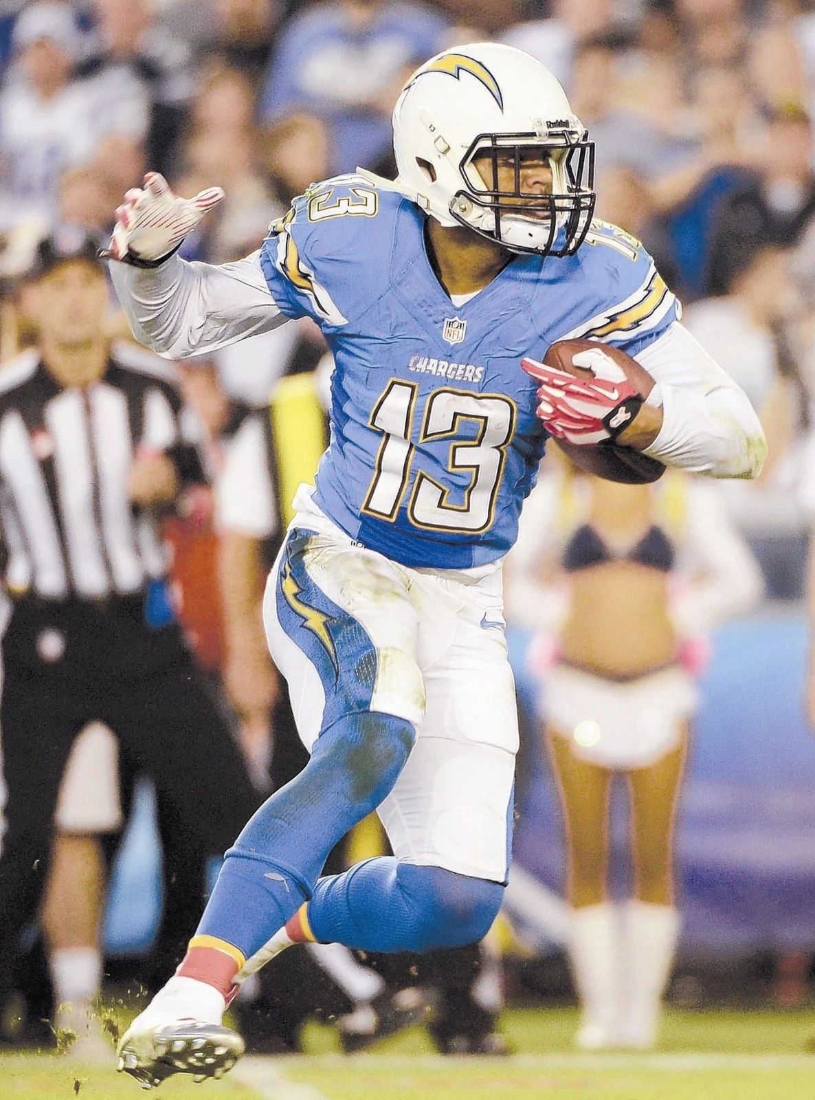 Keenan Allen Keychain San Diego Chargers La Football Picture Nfl Game Action