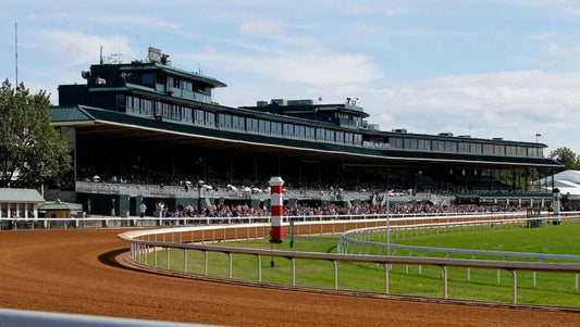Keeneland Race Track Photo Horse Racing Picture Kentucky Wide Border