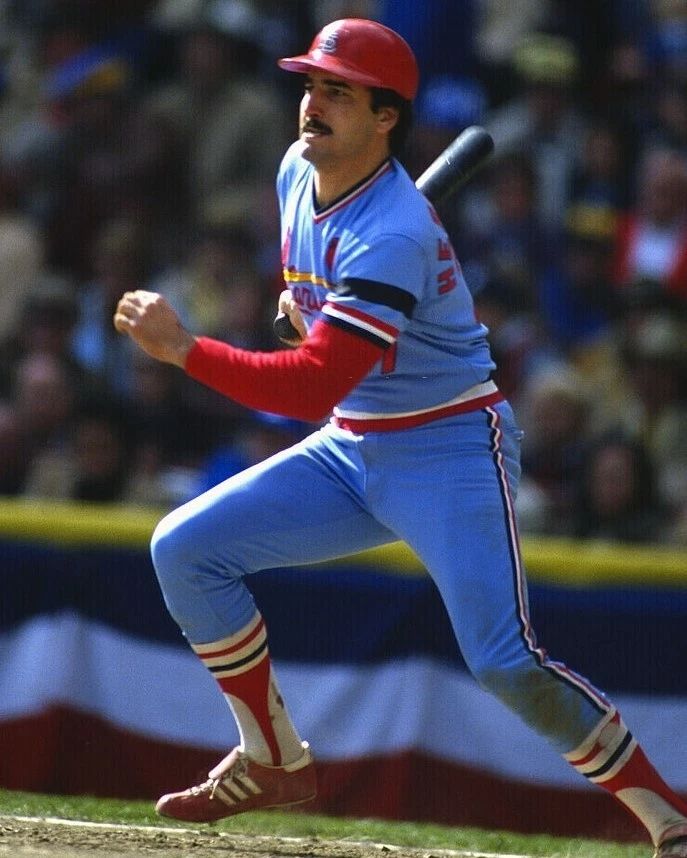 Keith Hernandez Photo St Louis Cardinals Baseball Picture Mlb At Bat
