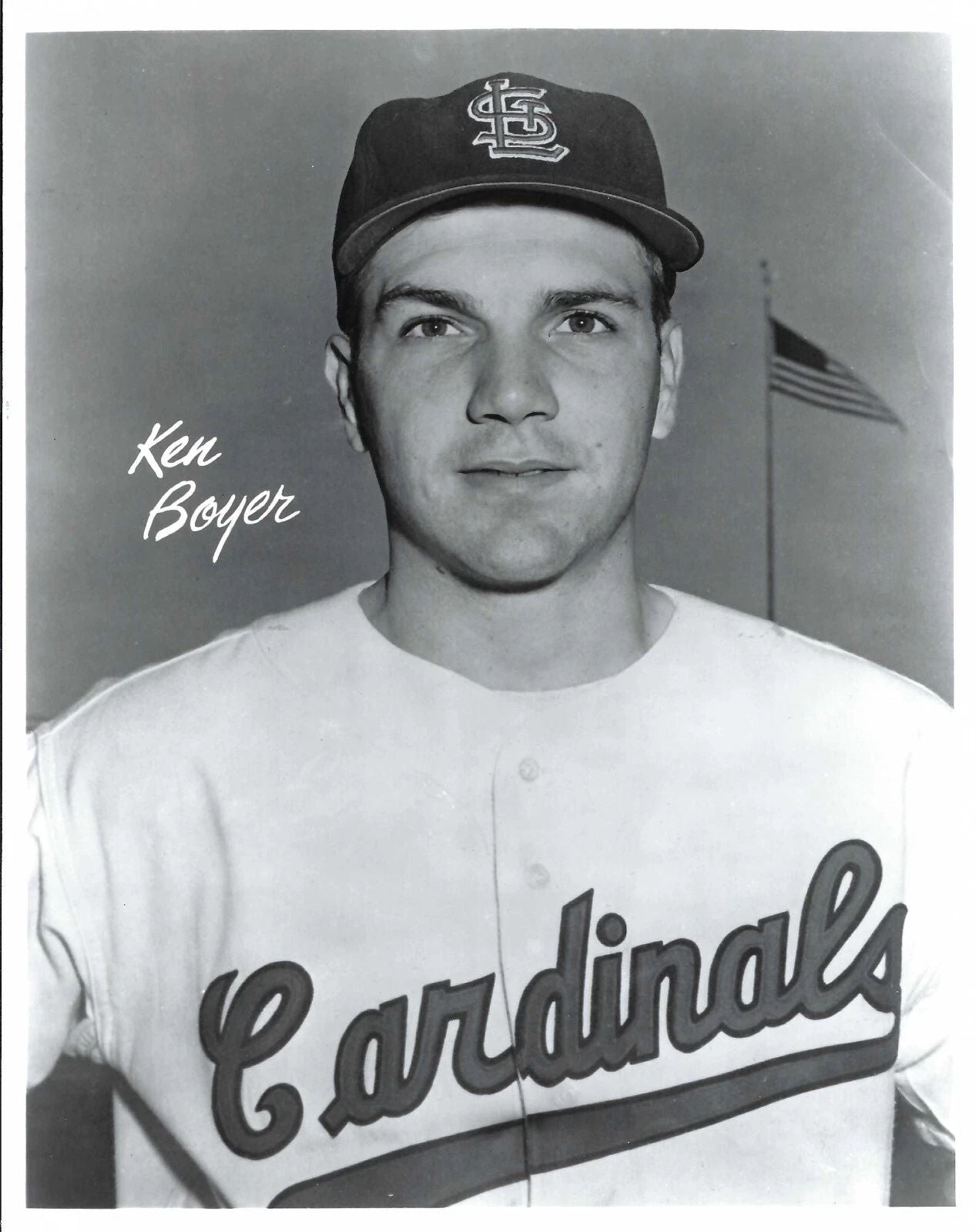 Ken Boyer Photo St Louis Cardinals Baseball Mlb Bw 300 Piece Jigsaw Puzzle