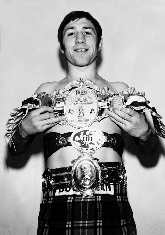 Ken Buchanan Keychain Boxing With Belts