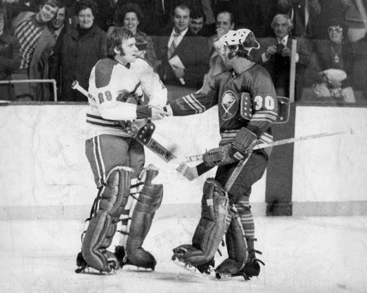 Ken & Dave Dryden Keychain Hockey Buffalo Sabres Montreal Canadiens Picture