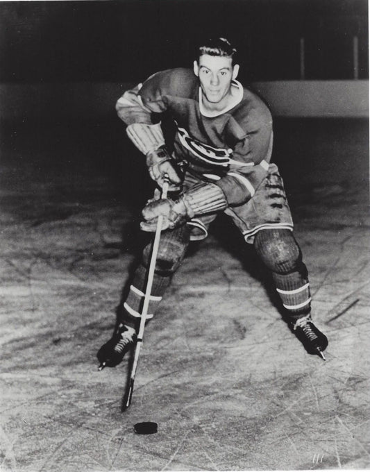 Ken Mosdell Keychain Montreal Canadiens Nhl Picture Bw