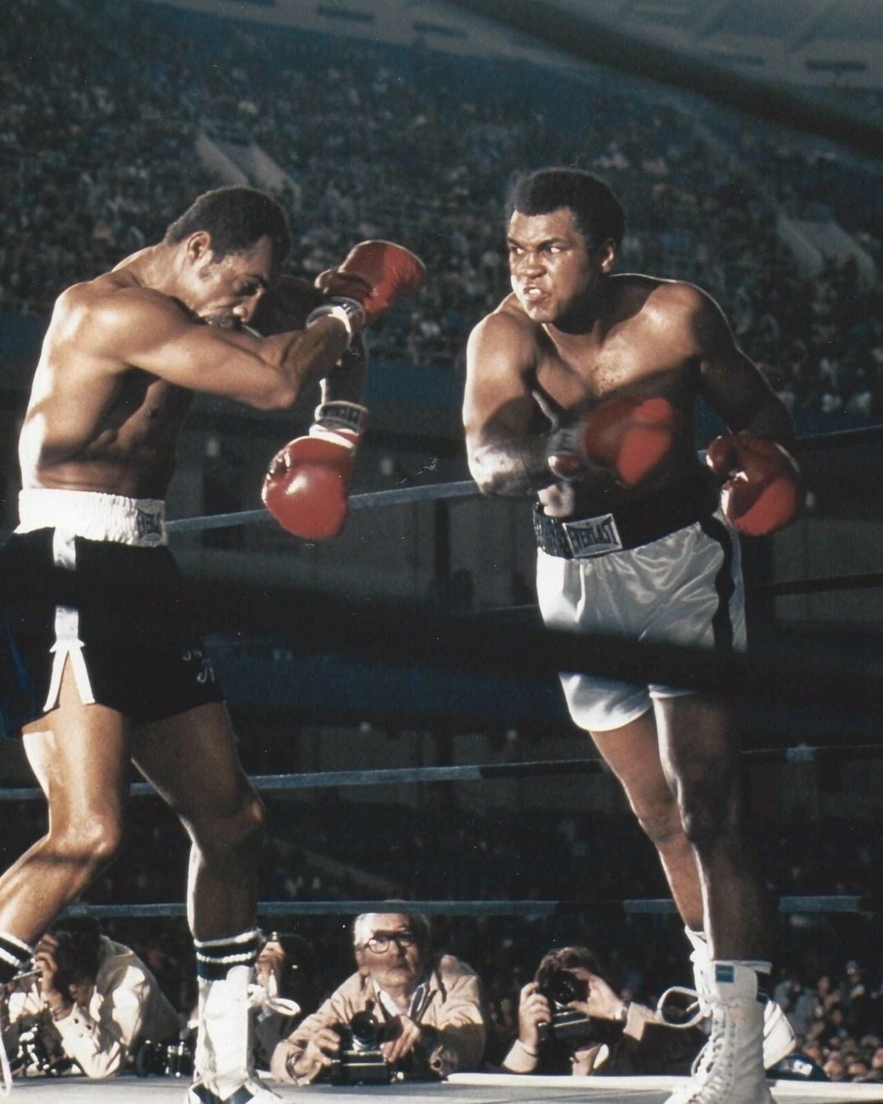 Ken Norton Vs Muhammad Ali Photo Boxing Picture Norton Covering Up