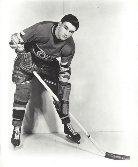 Ken Reardon Photo Hockey Montreal Canadiens Nhl Picture Bw