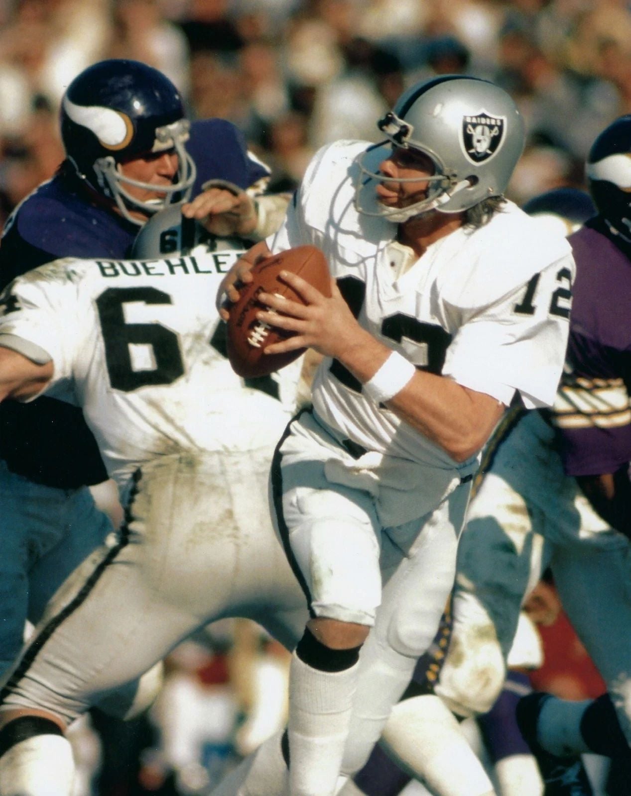 Ken Stabler Photo Oakland Raiders Picture Nfl Football Vs Vikings