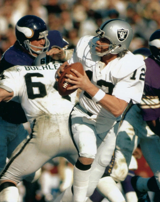 Ken Stabler Photo Oakland Raiders Picture Nfl Football Vs Vikings
