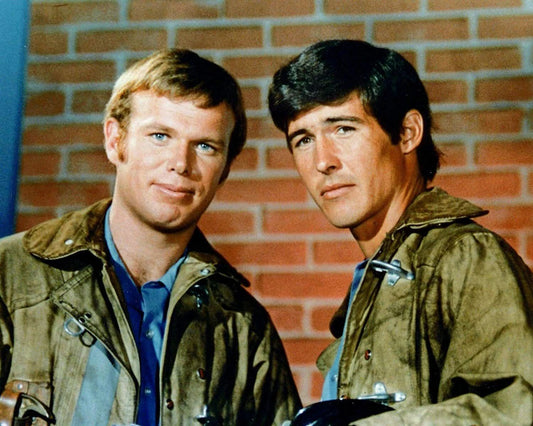 Kevin Tighe & Randolph Mantooth Emergency Old Fireman Keychain Picture
