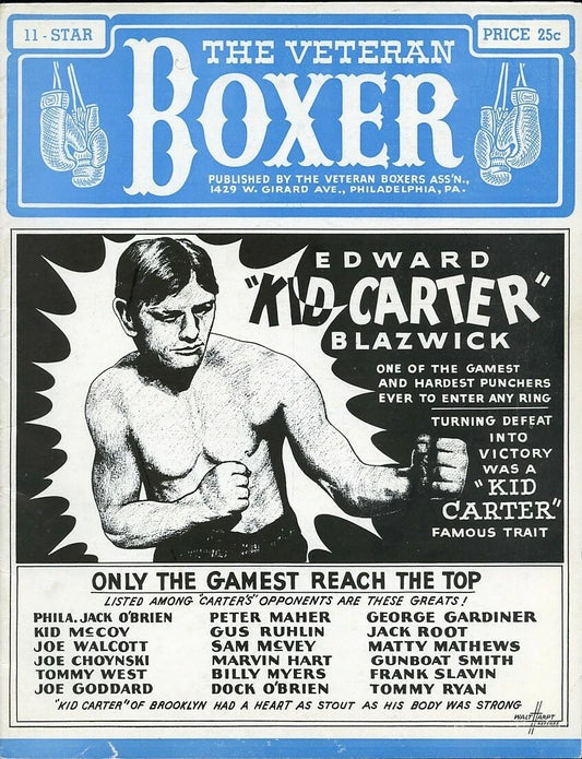 Kid Carder Photo Picture Boxing Edward Blazwick