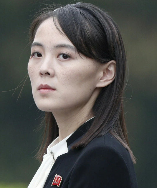 Kim Yo Jong Portrait Keychain Picture Keychain Print Korean Un Sister