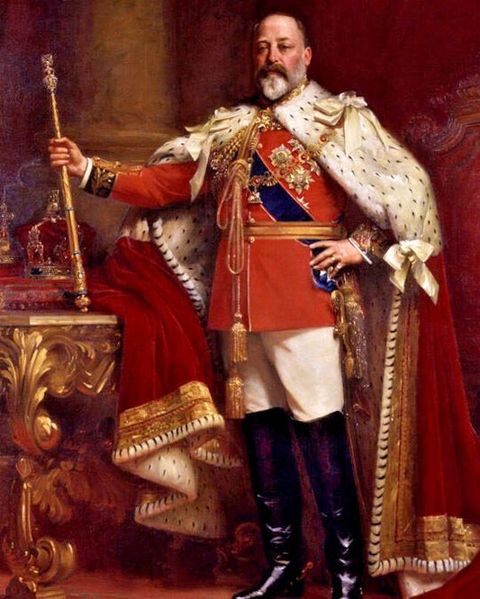 King Edward Vii Of The Uk Glossy Magnet Print Painting Magnet