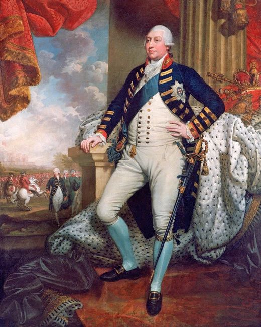 King George Iii Of Britain Glossy Magnet Revolutionary War Magnet