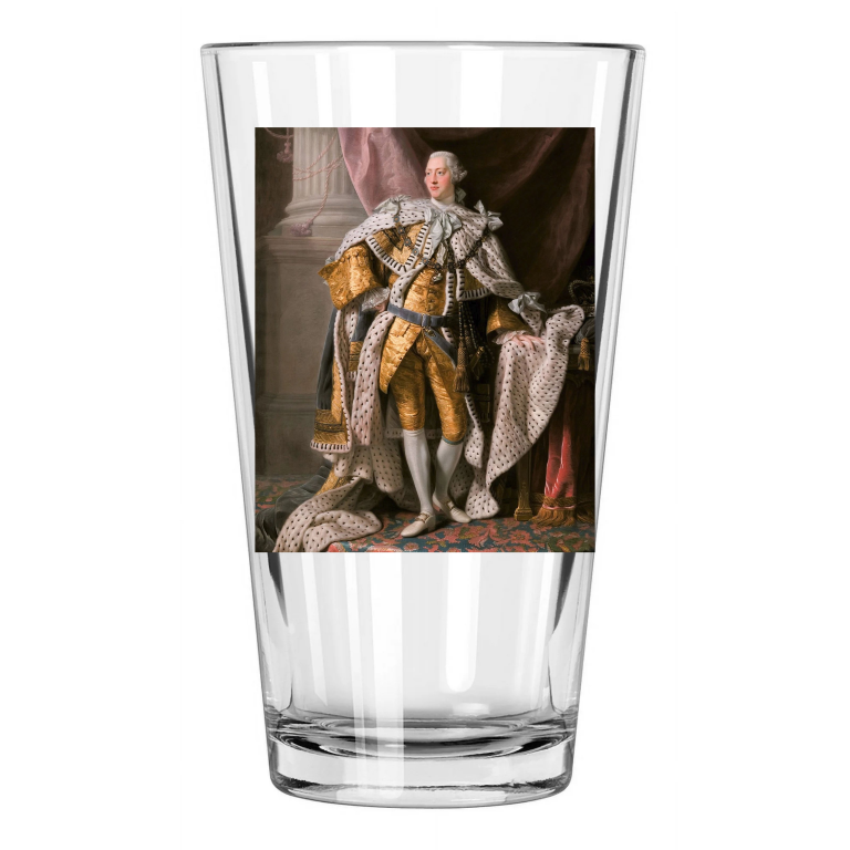 King George Iii Of The United Kingdom Great Britain 1 Pint Beer Drinking Glass