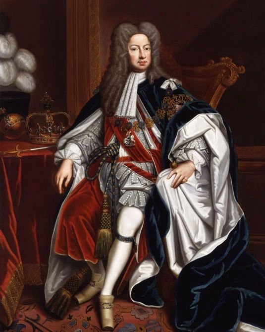 King George I Of The United Kingdom Glossy Keychain Great Britain Keychain