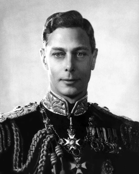 King George Vi Of The United Kingdom Glossy Keychain Print Military Keychain 2
