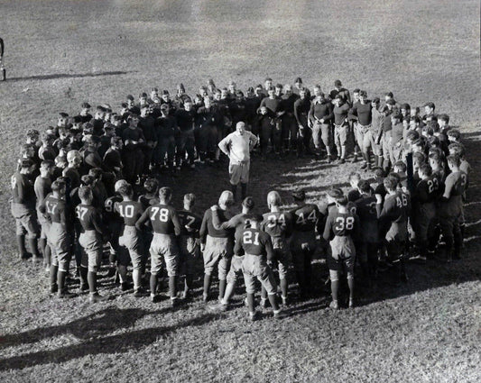 Knute Rockne Photo Notre Dame Fighting Irish Ncaa Football At Practice