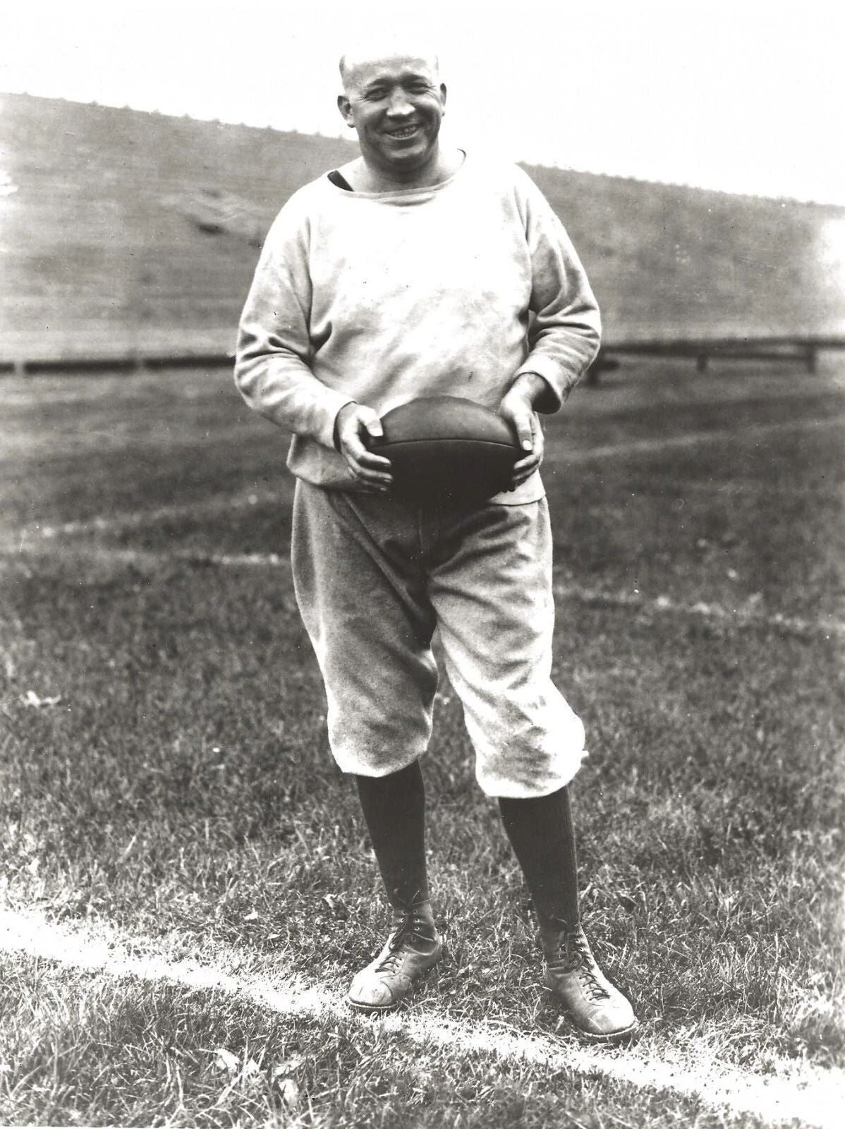 Knute Rockne Photo Notre Dame Fighting Irish Ncaa Football With Ball