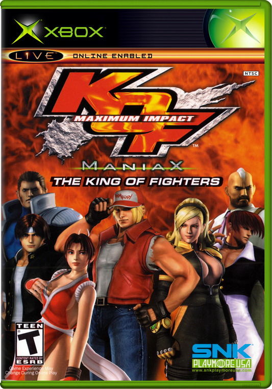 Kof Maximum Impact Maniax Xbox Print Poster