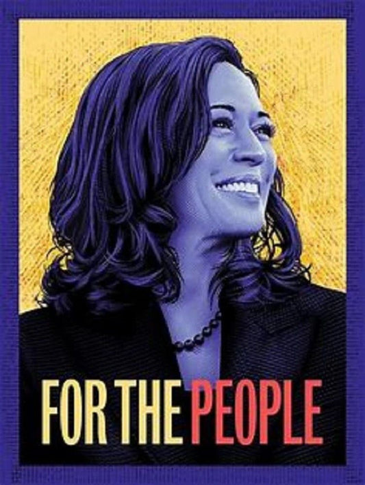 Kamala Harris For The People 2024 President Campaign Poster Photo Picture