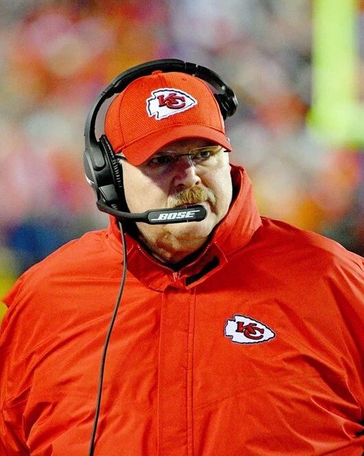 Kansas City Chiefs Andy Reid Glossy Photo Coach Print Poster