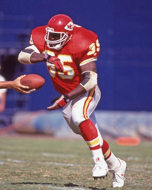 Kansas City Chiefs Christian Okoye Glossy Keychain Nfl Football Keychain 2
