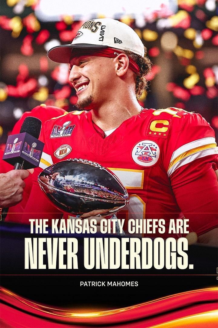 Kansas City Chiefs Champions Celebration Patrick Mahomes Magnet
