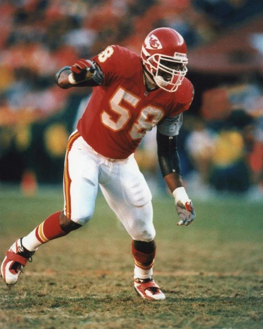 Kansas City Chiefs Derrick Thomas Glossy Keychain Football Keychain Hof 09
