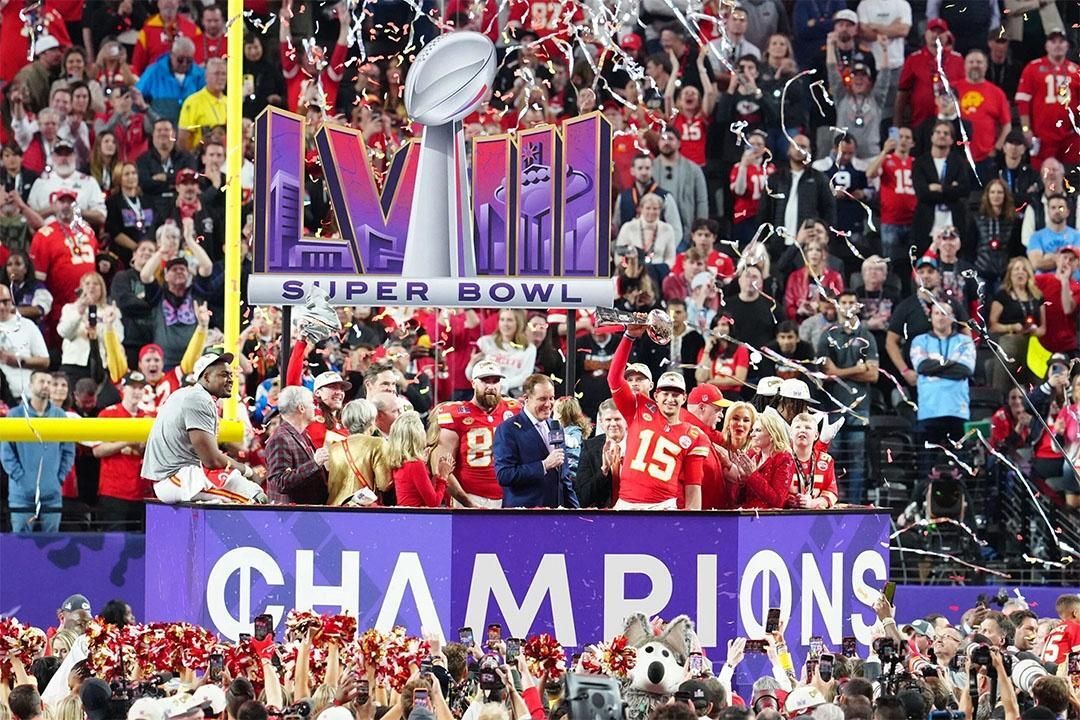 Kansas City Chiefs Football Champions Celebration Football Magnet