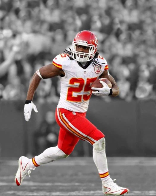 Kansas City Chiefs Jamaal Charles Glossy Keychain Spotlight Keychain