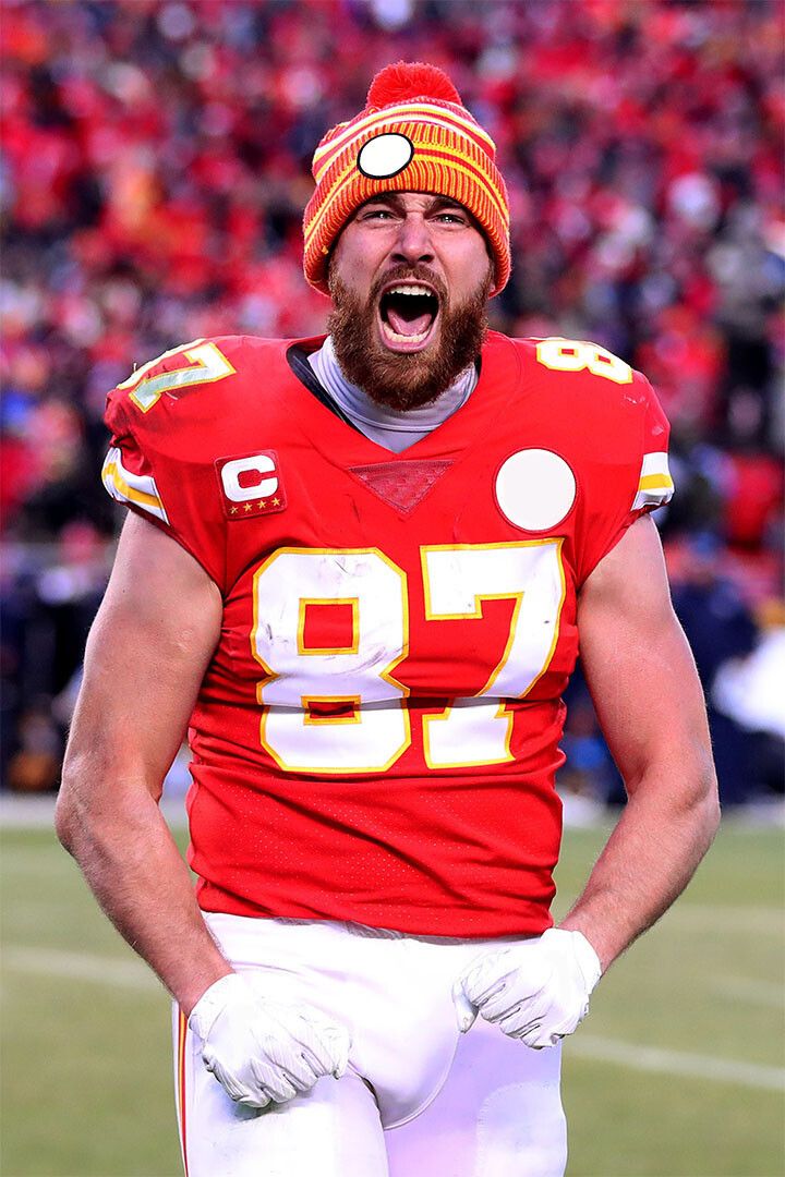 Kansas City Chiefs Travis Kelce American Football Player Keychain