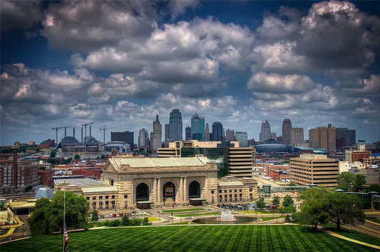 Kansas City Missouri Mo Skyline Kc Royals Chiefs Magnet Picture Magnet Print